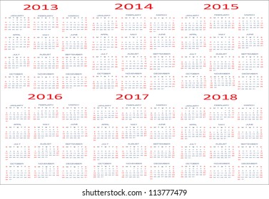 1,549 2018 editable calendar Images, Stock Photos & Vectors | Shutterstock