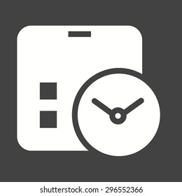 Calendar, clock, event, schedule icon vector image. Can also be used for seo, digital marketing, technology. Suitable for use on web apps, mobile apps and print media.