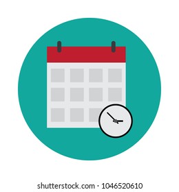 calendar clock icon