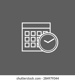 calendar & clock icon