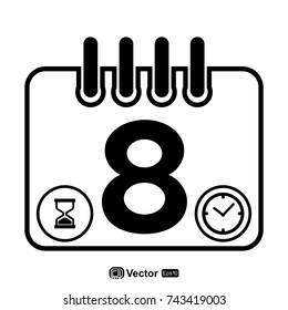 calendar and clock icon