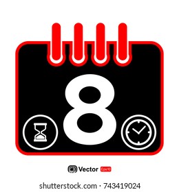 calendar and clock icon