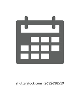 colección de iconos de calendario y reloj, Vector, ilustración de fondo blanco