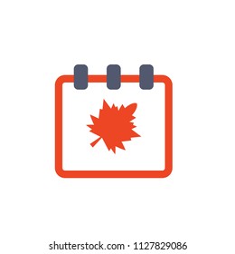 the calendar colored icon. Element of school icon for mobile concept and web apps. Detailed the calendar icon can be used for web and mobile. Simple icon