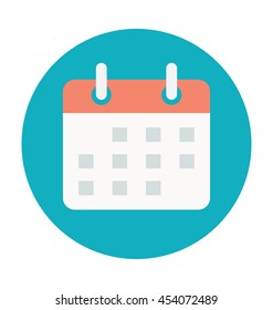 Calendar Colored Vector Icon