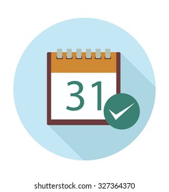 
Calendar Colored Vector Illustration
