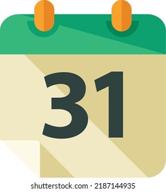 calendar concept icon or illustration