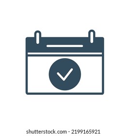 calendar concept line icon. Simple element illustration. calendar concept outline symbol design.