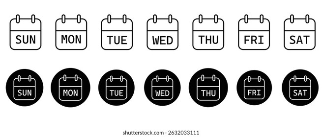 Vetor de ícone de ilustração de compromisso de data do calendário.