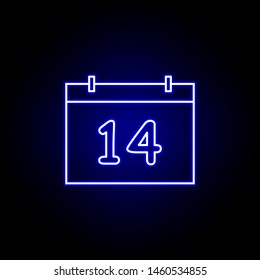 Neon Calendar High Res Stock Images Shutterstock