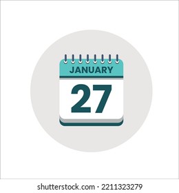 Calendar date icon. day of the month icon. Event schedule date. Appointment time. Planner agenda, calendar month january schedule and Time planner. Day reminder. Vector ICON