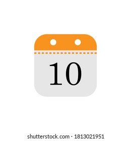Plantilla de diseño de icono de fecha de calendario