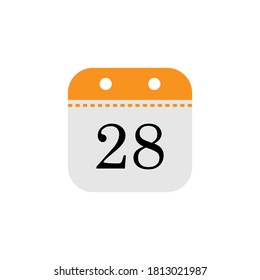 Plantilla de diseño de icono de fecha de calendario