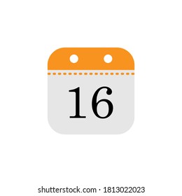 Plantilla de diseño de icono de fecha de calendario