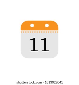 Calendar date icon design template