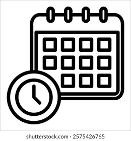 Calendar Date Icon Element For Design