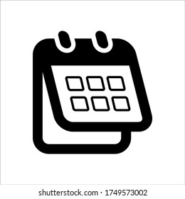 Conjunto de iconos de calendario y fecha