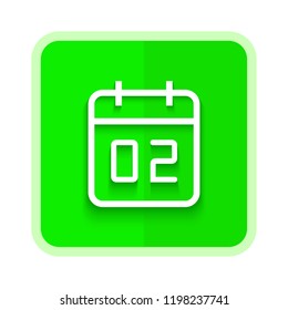 calendar date icon. vector illustration