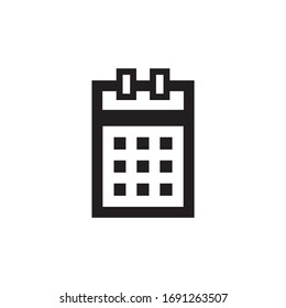 calendar, date icon vector illustration