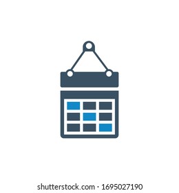 Calendar, date  icon (vector illustration)
