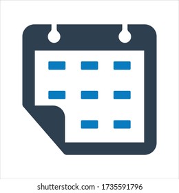 Calendar date icon. vector image
