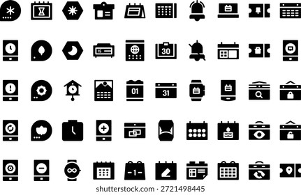 Kalender- und Datumssymbole Einfaches Vektorsymbol. Entwurfsvorlage für Illustrationssymbole für Web Mobile UI-Element.
