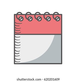 calendar date isolated icon