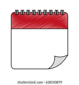 calendar date isolated icon