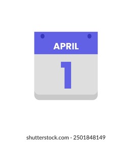 Kalender Datum Monat Symbol flach April Vektor