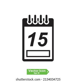 calendar date notes bussines office event icon 