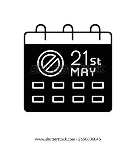 Calendar Date Schedule Fill Icon
