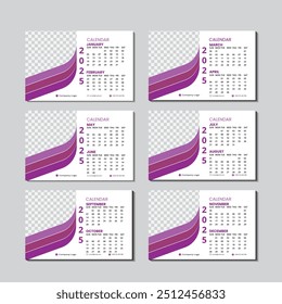 Concepto de gestión de fecha y hora del calendario. Vector ilustración conceptual de un calendario de escritorio que muestra el horario mensual y semanal con notas y marcas de verificación. Concepto de gestión de tiempo y fecha, mes.