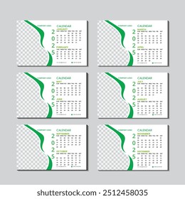 Concepto de gestión de fecha y hora del calendario. Vector ilustración conceptual de un calendario de escritorio que muestra el horario mensual y semanal con notas y marcas de verificación. Concepto de gestión de tiempo y fecha, mes.