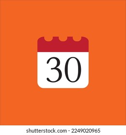 Kalendertag 30 des Monats