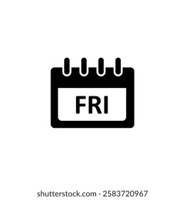Calendar, day, event icon.vector simple Friday illustration for web and app..eps
