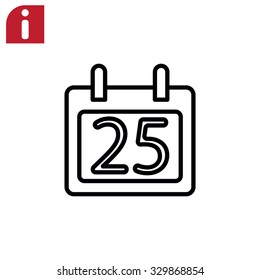 Calendar day icon