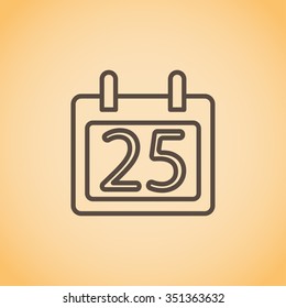 Calendar day icon