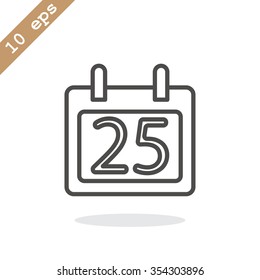 Calendar day icon