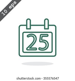 Calendar day icon