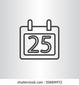 Calendar day icon