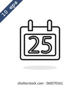 Calendar day icon