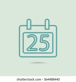 Calendar day icon