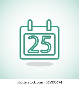 Calendar day icon