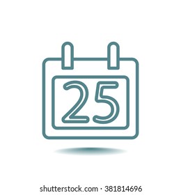 Calendar day icon