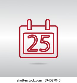 Calendar day icon