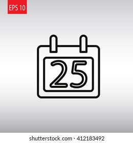Calendar day icon