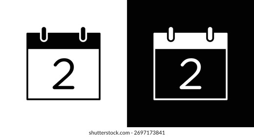 Icono del día del calendario, logotipo Elementos de Diseños gráficos