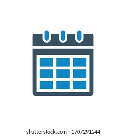 Calendar, day icon (vector illustration)