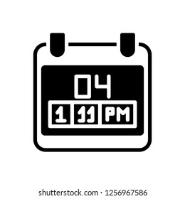 Calendar day vector icon.