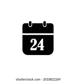 
icono de vista de día de calendario, símbolo del vector de icono de calendario